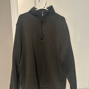 Old Navy Men's Black Zip-Up Sweater